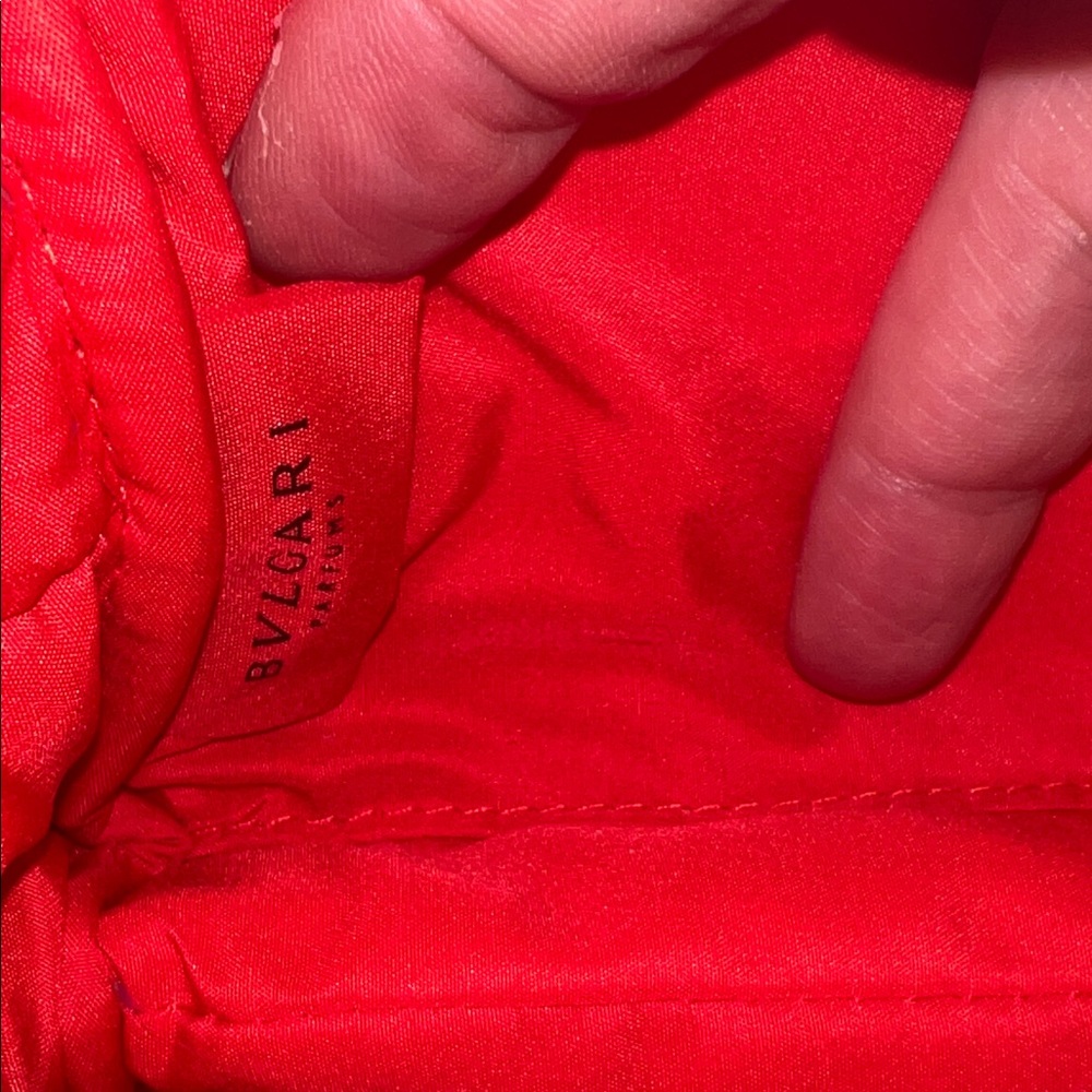 Bvlgari Pink Patterned Cosmetic Bag W/ Crossbody - Picture 6 of 6